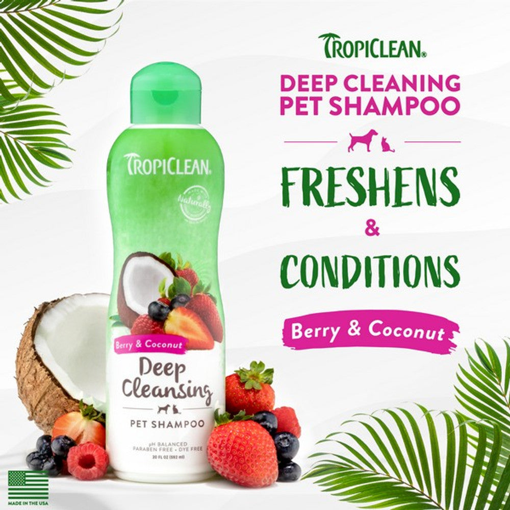 Berry & Coconut Deep Cleansing Pet Shampoo