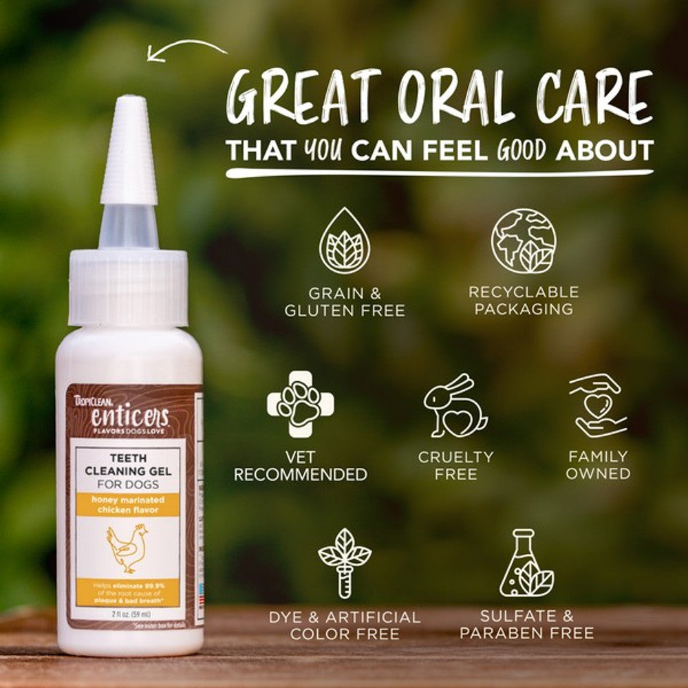 Enticers Teeth Cleaning Gel for Dogs 59ml