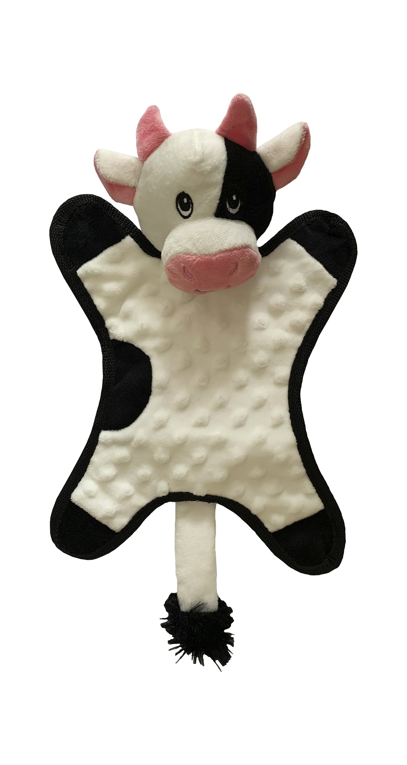 Flattie Farm Animal Crinkle Dog Toy Assorted Designs