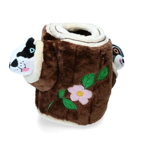 Dig It Tree Trunk Burrow with 2 Cute Toys