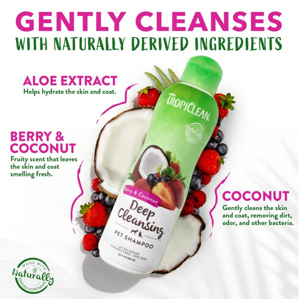 Berry & Coconut Deep Cleansing Pet Shampoo