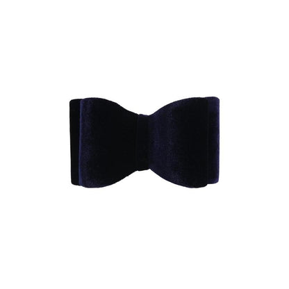 Luxury Velvet Navy Bow Tie for Dogs/Cats