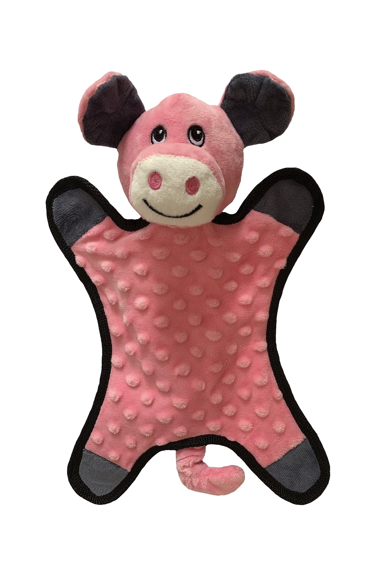 Flattie Farm Animal Crinkle Dog Toy Assorted Designs