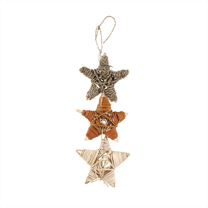 Rosewood Cupid & Comet natural Woven Star Trio Toy for Small Animals