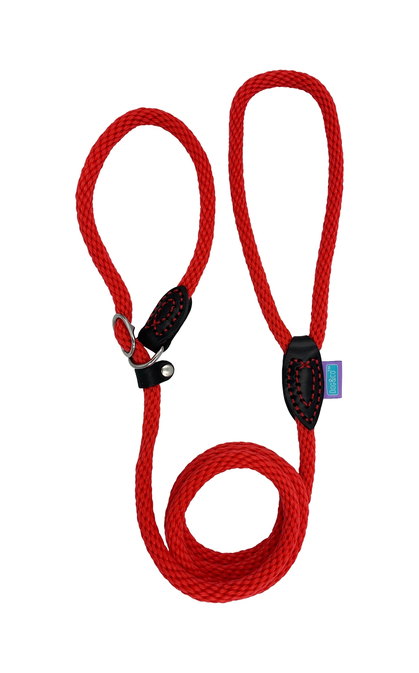 Dog & Co Rope Slip Lead 150cm x 8mm/14mm Various Colours