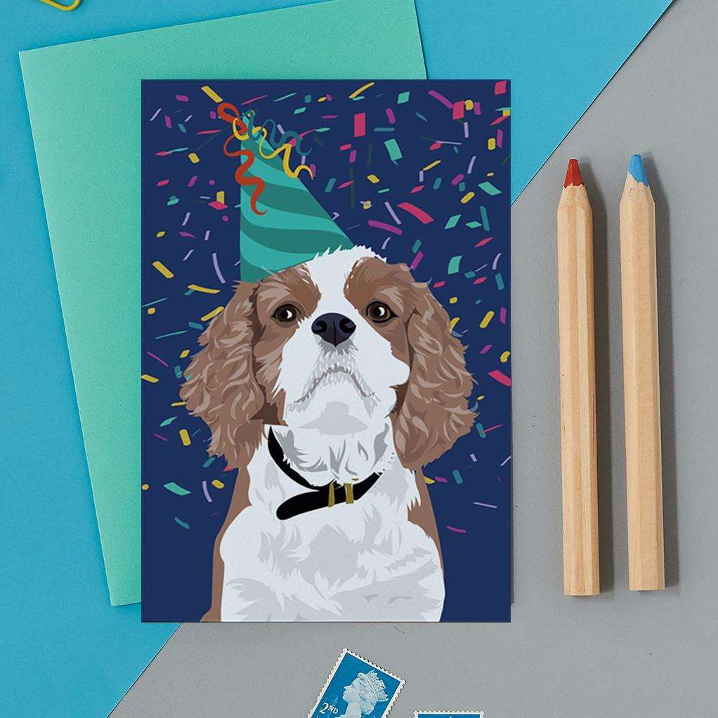 Darcey The King Charles Greeting Card