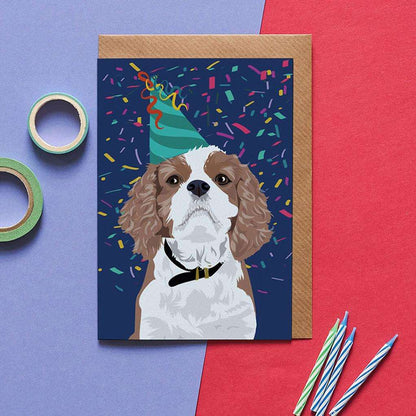 Darcey The King Charles Greeting Card