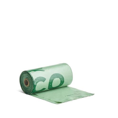 Beco Unscented Super Strong Poop Bags - 8 Rolls - 15 Bags per Roll - Large 22.5x33cm