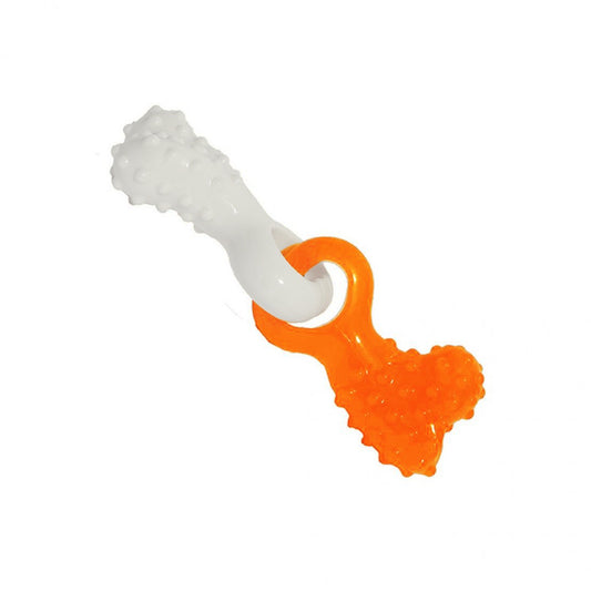 Tough Pup Duo Dental Tug Bone Puppy/Small Dog Toy