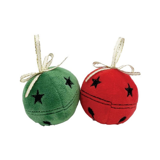 Jingle Bells Festive Cat Toy 2pk