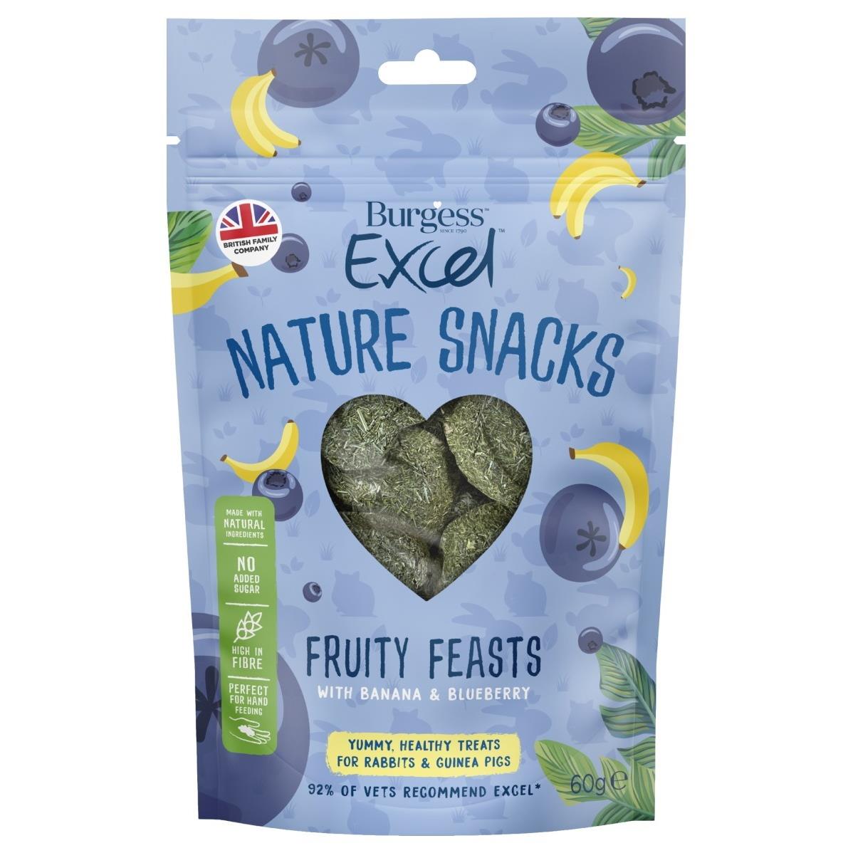 Nature Snacks Fruity Feasts with Banana and Blueberry 60g