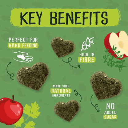 Nature Snacks Herby Hearts with Mixed Herbs and Apple 60g