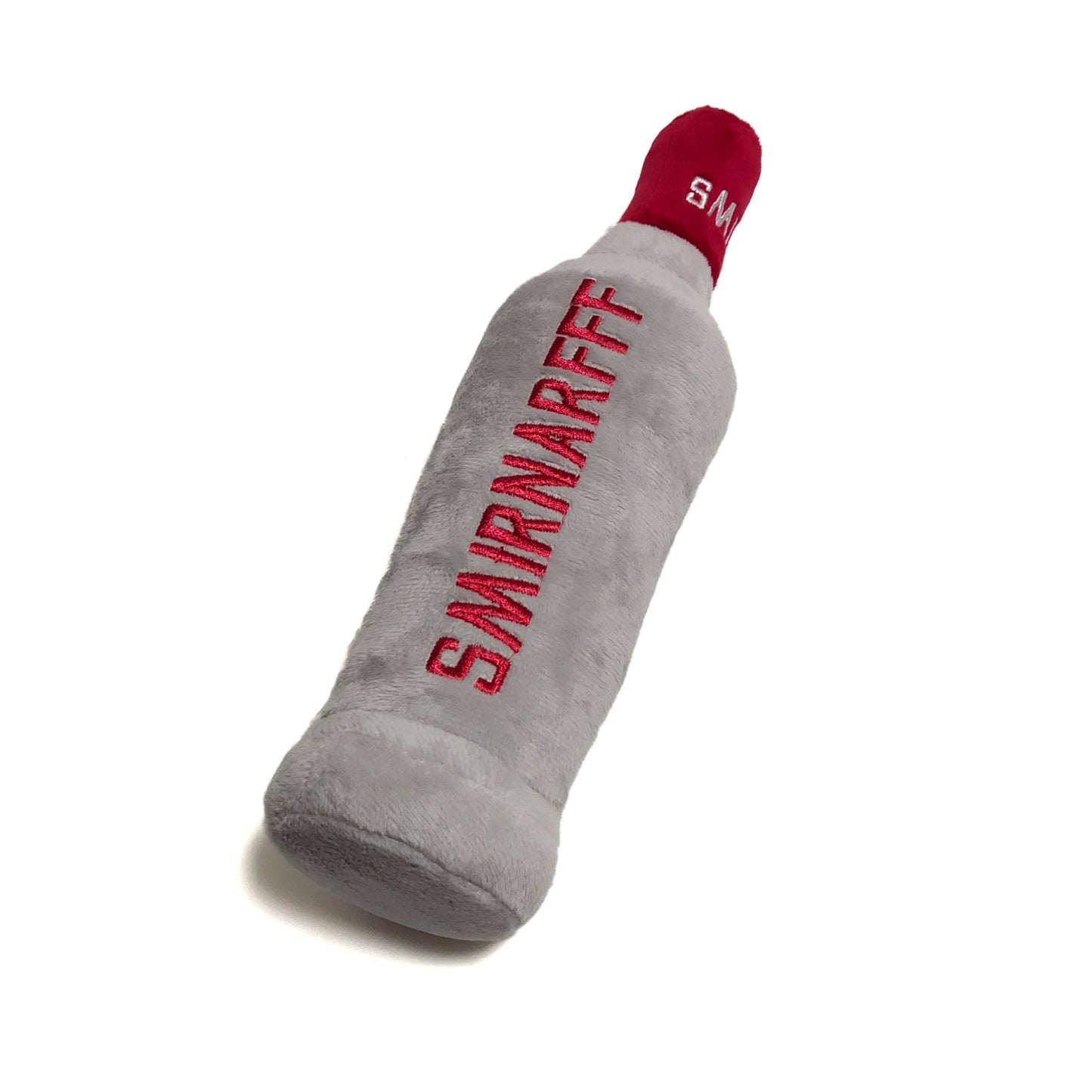 Smirnarff Vodka Bottle Plush Dog Toy