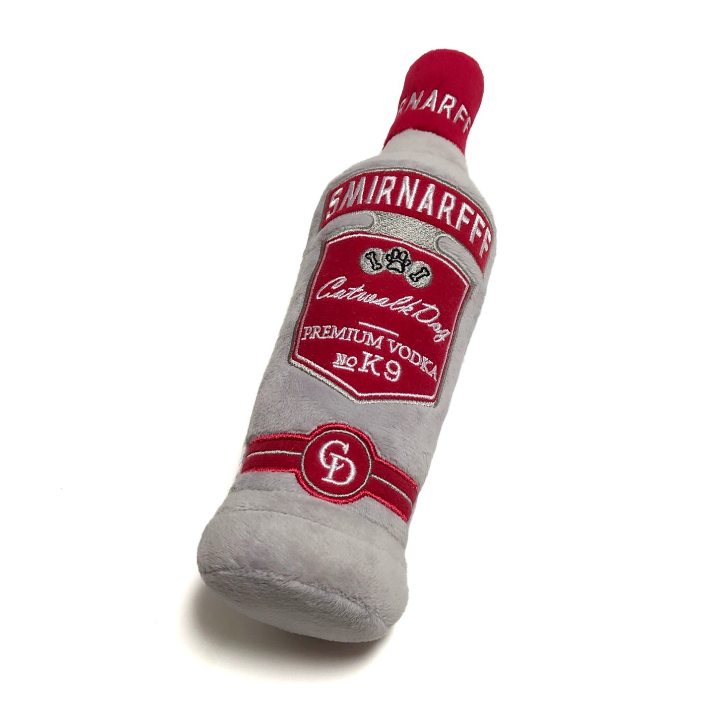 Smirnarff Vodka Bottle Plush Dog Toy