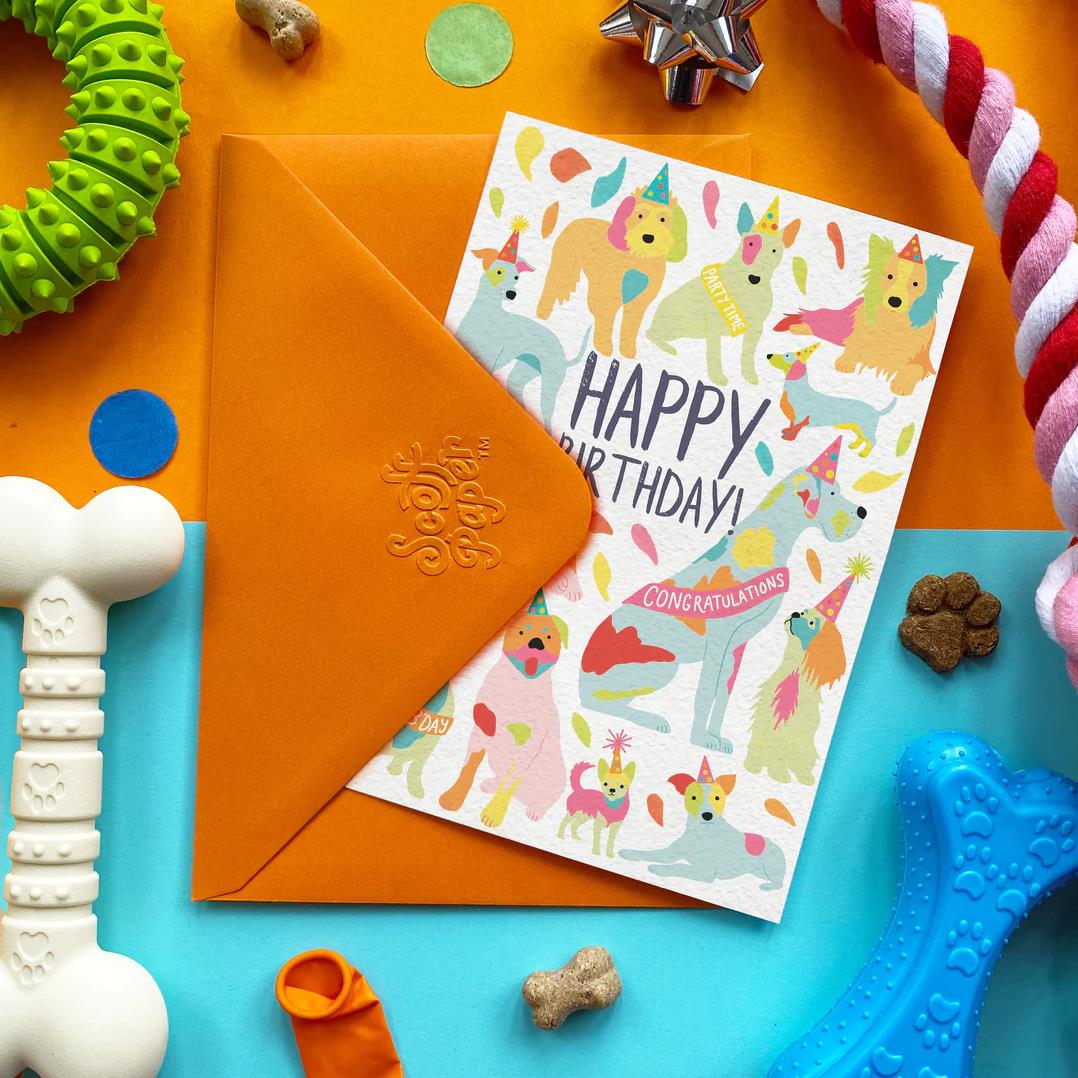 'Happy Birthday Original' Bacon Flavoured Edible Card For Dogs