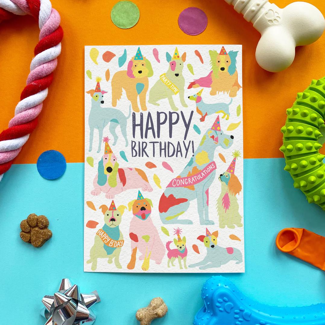 'Happy Birthday Original' Bacon Flavoured Edible Card For Dogs