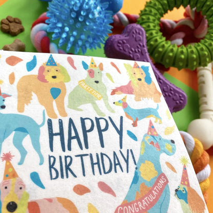 'Happy Birthday Original' Bacon Flavoured Edible Card For Dogs