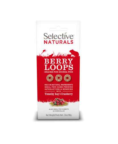 Berry Loops with Timothy Hay & Cranberry 80g