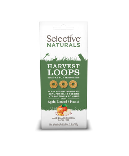 Harvest Loops with Apple, Linseed & Peanut 80g