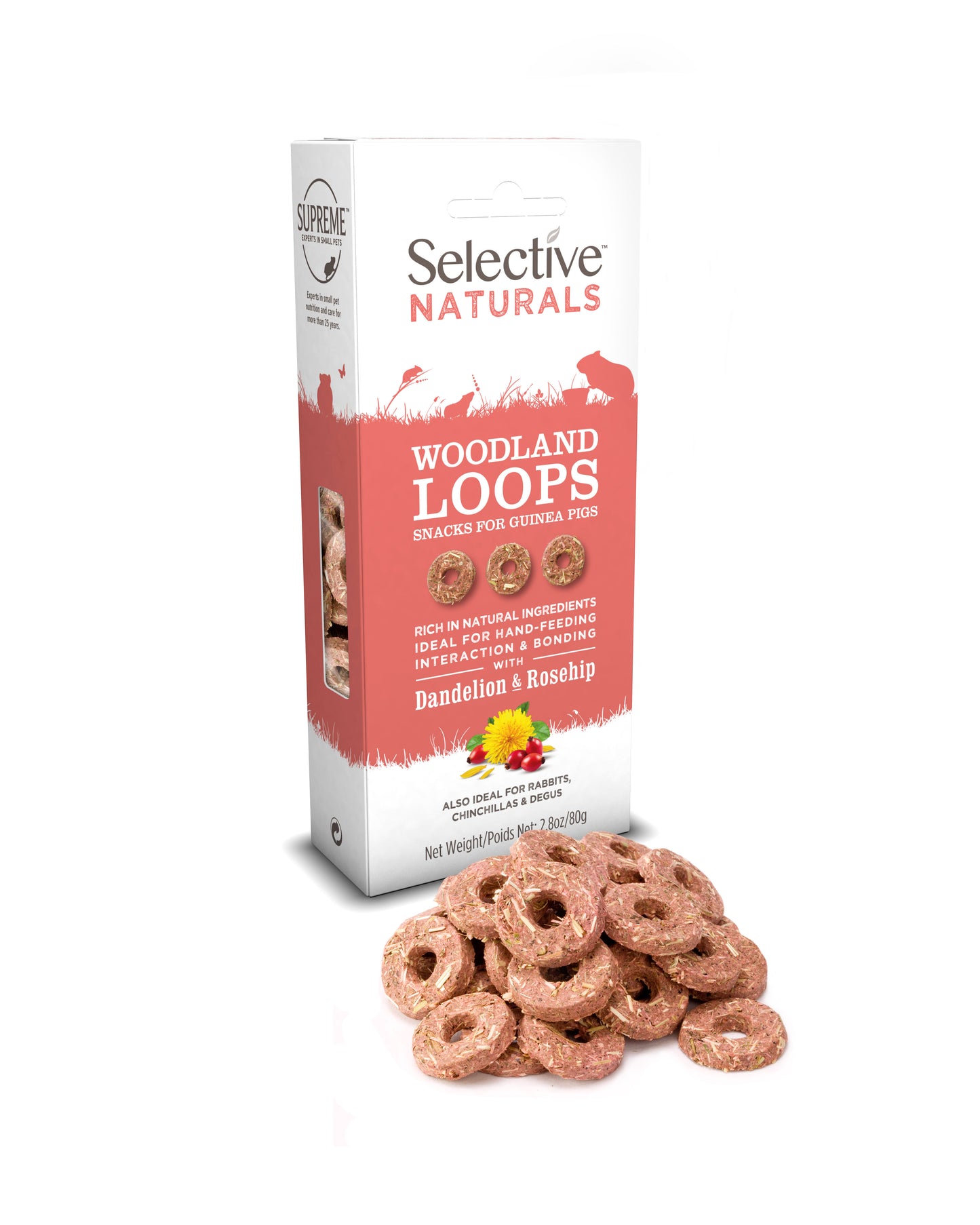 Woodland Loops with Dandelion & Rosehip 80g