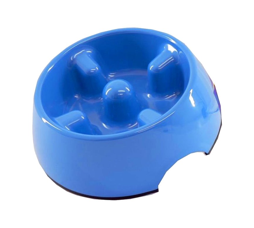 Go Slow Anti Gulp Dish Dog Bowl