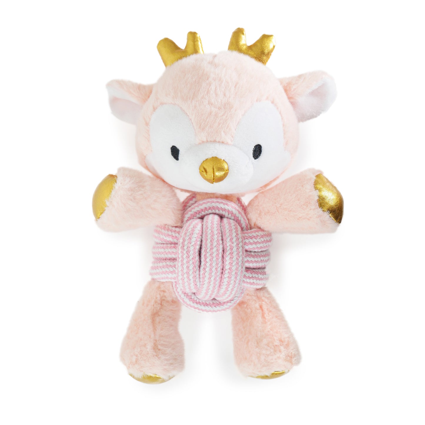 Rosewood Cupid & Comet Plush Pink Reindeer Christmas Dog Toy