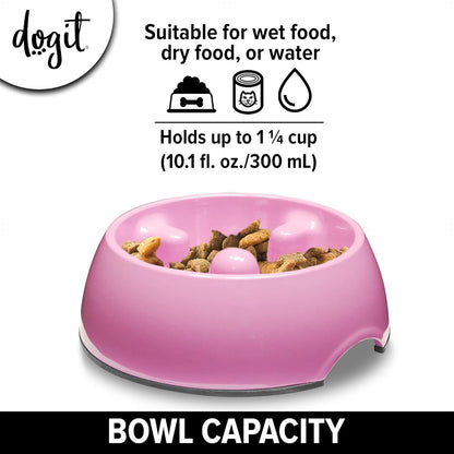 Go Slow Anti Gulp Dish Dog Bowl