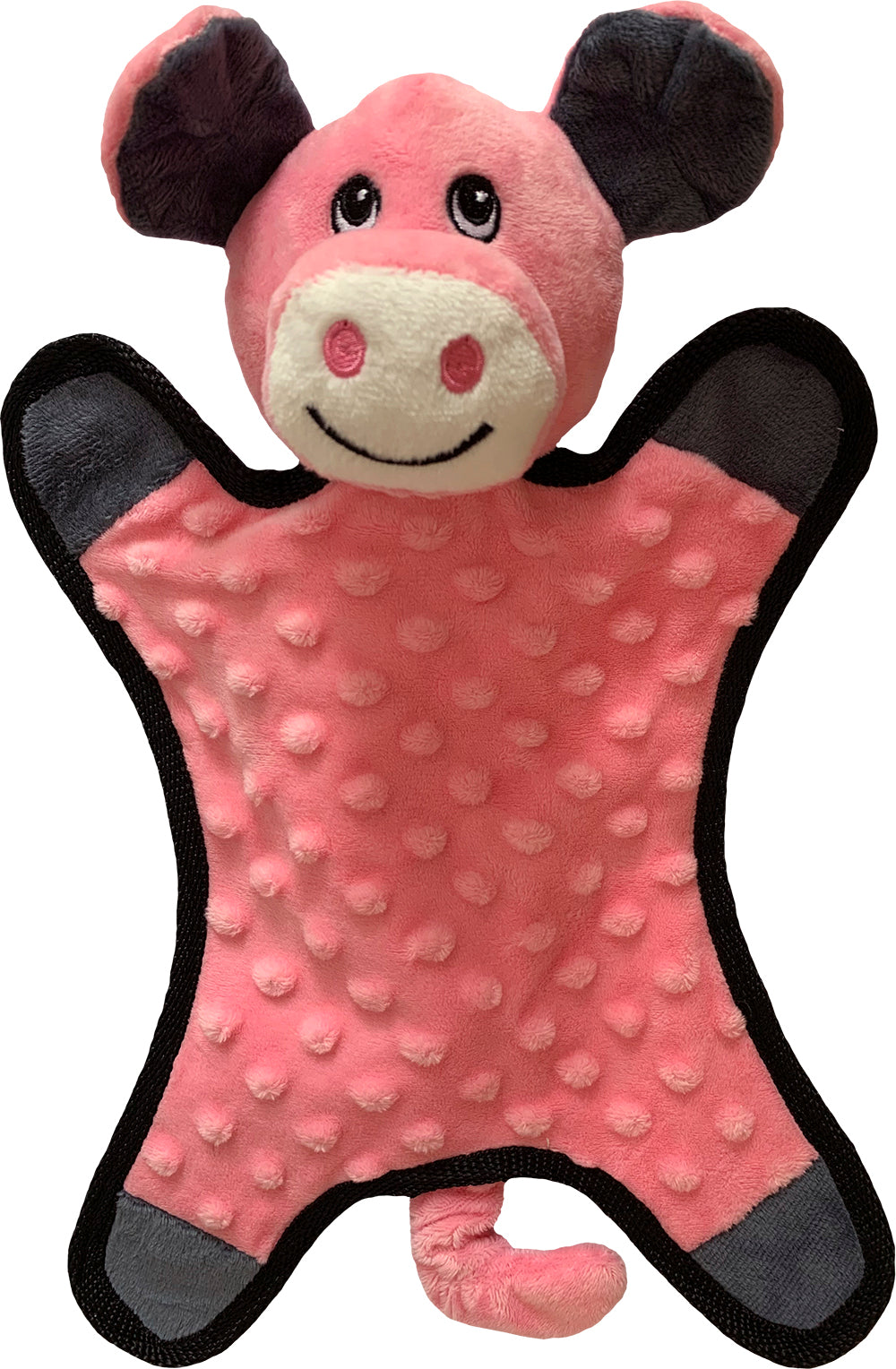 Flattie Farm Animal Crinkle Dog Toy Assorted Designs