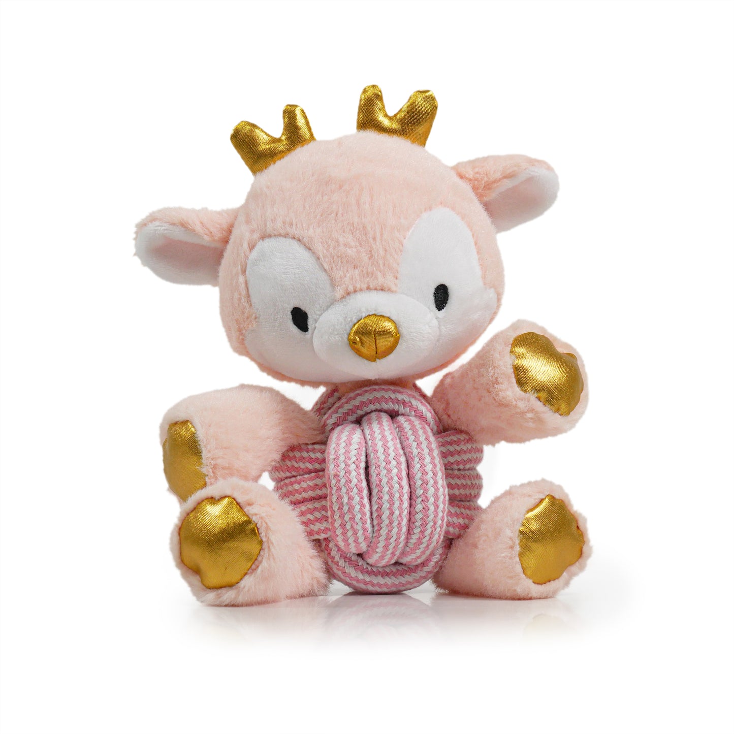 Rosewood Cupid & Comet Plush Pink Reindeer Christmas Dog Toy