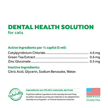 Fresh Breath Dental Health Solution for Cats 473ml