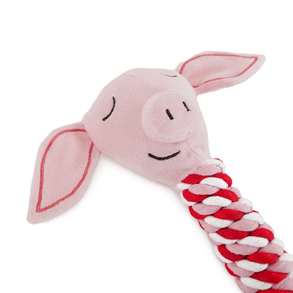 Cupid & Comet Pig in Blanket Dog Toy