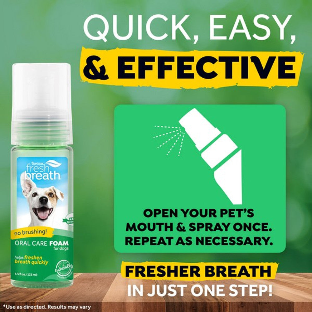 Fresh Breath Oral Care Foam for Dogs 133ml