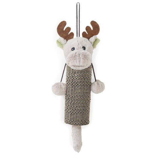 Cupid & Comet Reindeer Cardboard Cat Scratcher Cat Toy