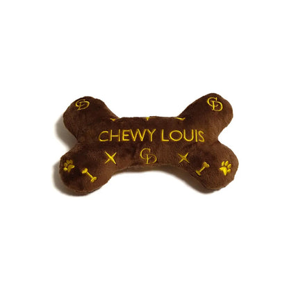 Chewy Louis Parody Bone Plush Dog Toy