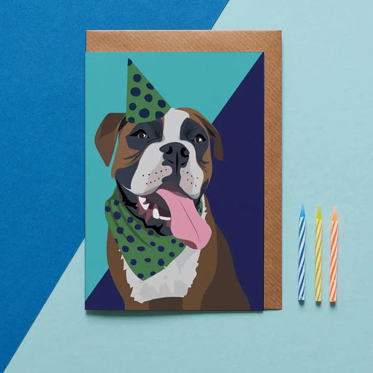 Duke the Boxer Greeting Card