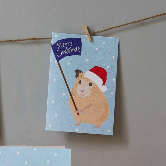 Harry The Hamster Christmas Card