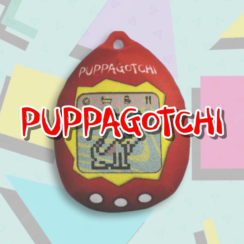 Puppagotchi Retro Plush Dog Toy