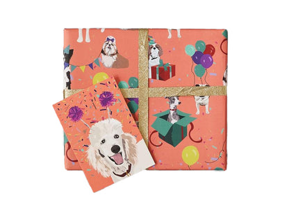 Dog Birthday Wrapping Paper