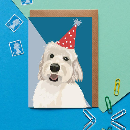 Parker the Cockapoo Dog Greeting Card