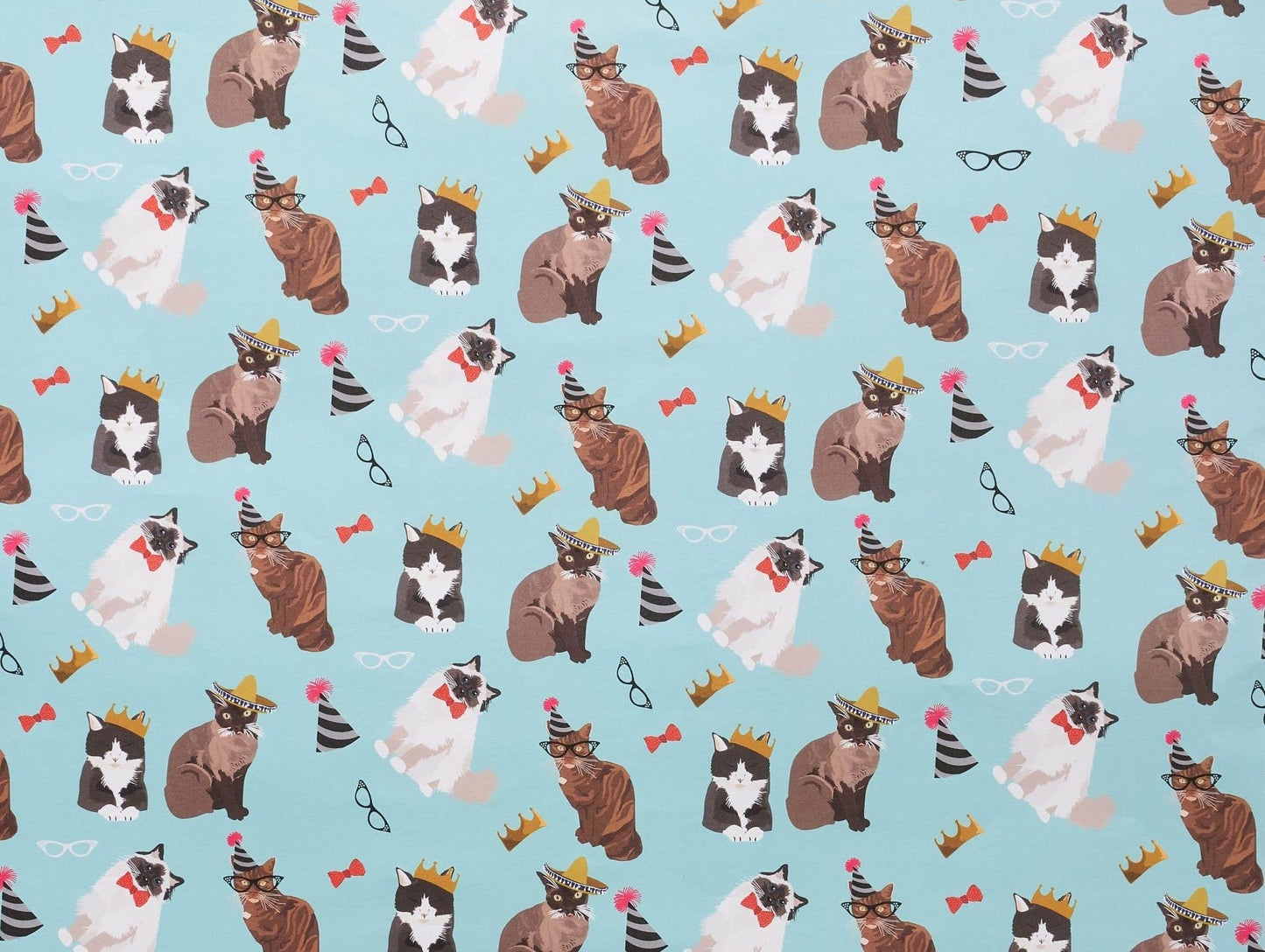 Cat Birthday Wrapping Paper