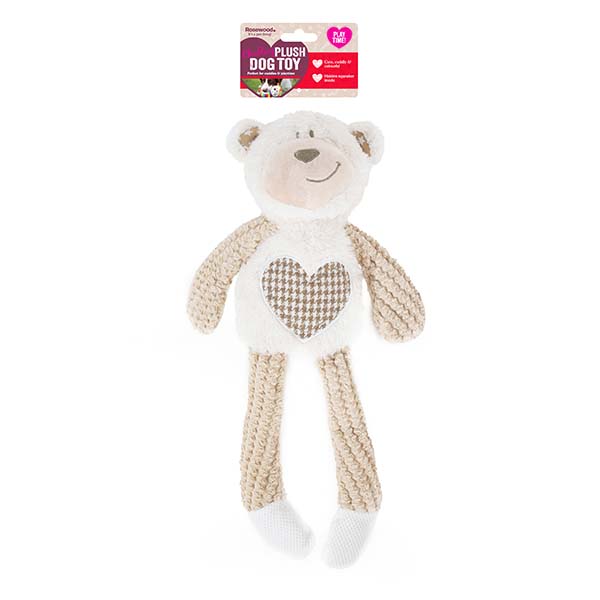 Chubleez Benjamin Bear Plush Dog Toy