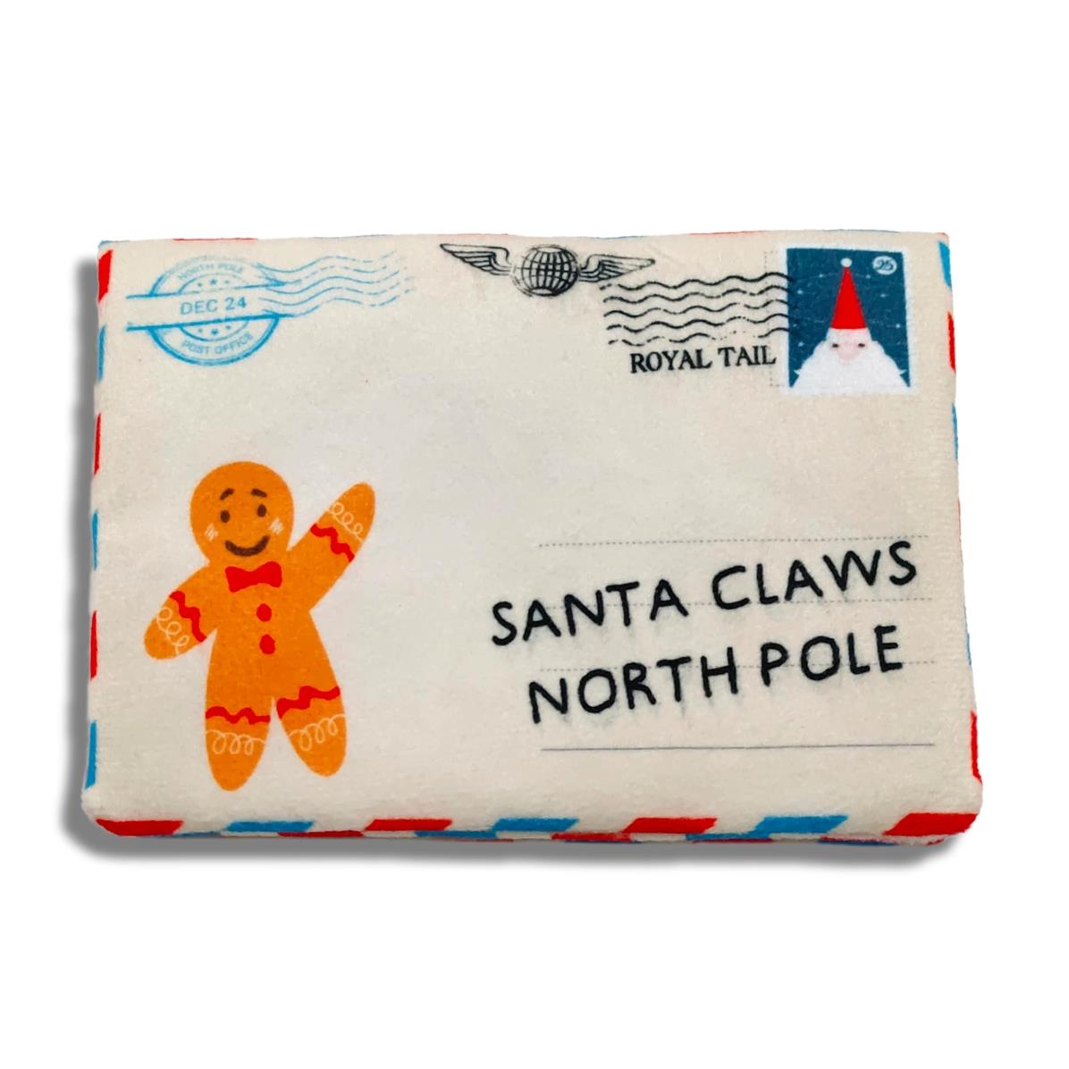 Letter To Santa Plush Dog Christmas Card