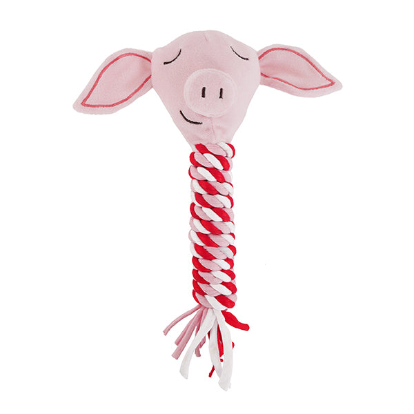 Cupid & Comet Pig in Blanket Dog Toy