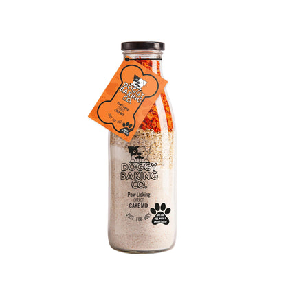 Doggy Baking Co. Bottled Paw-licking Carrot Cake Mix Just for Dogs