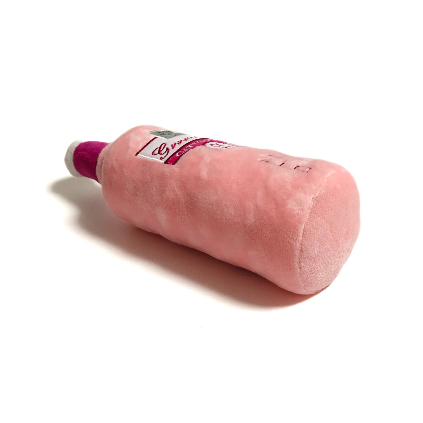 Grrrdon’s Pink Gin Bottle Plush Dog Toy