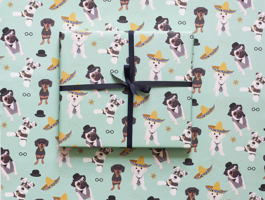 Paws & Celebrations Dog Wrapping Paper