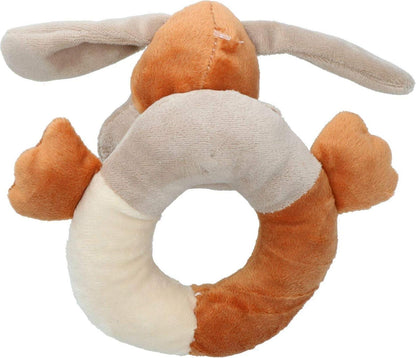 Natural Nippers Cuddle Plush Ring Dog Toy