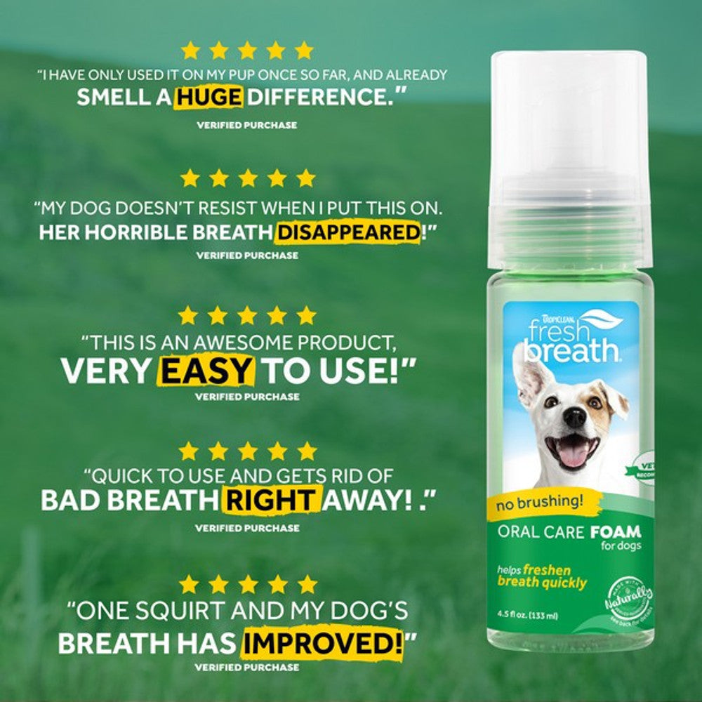 Fresh Breath Oral Care Foam for Dogs 133ml