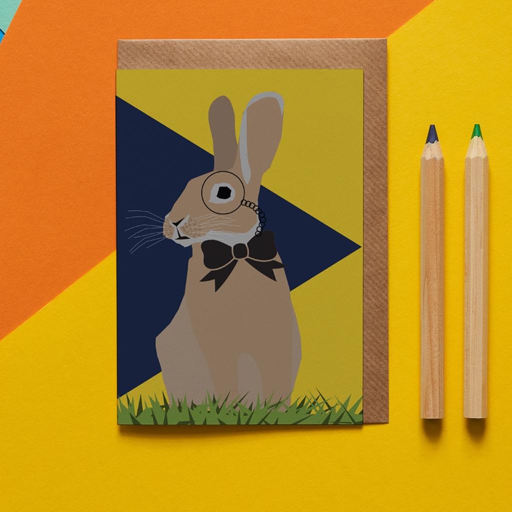 Ralph the Rabbit Greeting Card