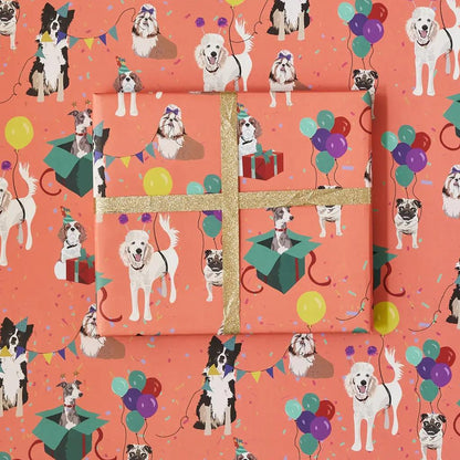 Dog Birthday Wrapping Paper